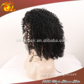 Party Custom Wigs Kinky Curl 18'' Natural Color Full Lace Wigs